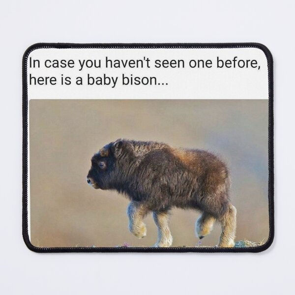Item preview, Baby bison photo portrait sweet puppy sweet wild life pet designed and sold by Coolstuff4you71.