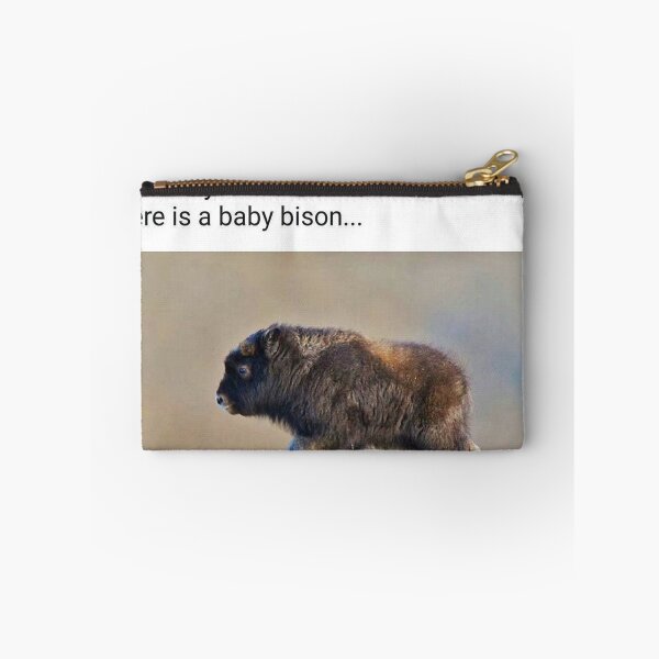 Item preview, Baby bison photo portrait sweet puppy sweet wild life pet designed and sold by Coolstuff4you71.