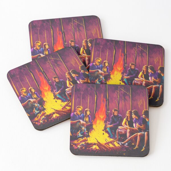 Item preview, The Warmth of Friendship - A Campfire Gathering designed and sold by WBP Mart.