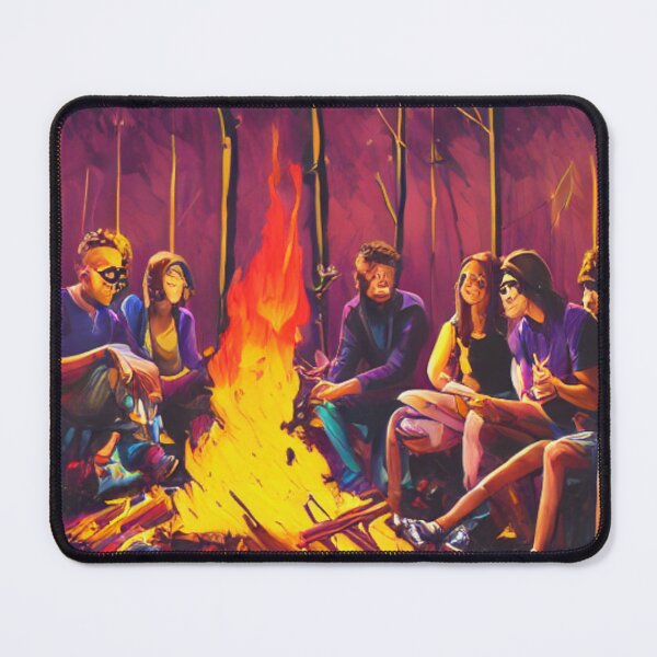 Item preview, The Warmth of Friendship - A Campfire Gathering designed and sold by WBP Mart.