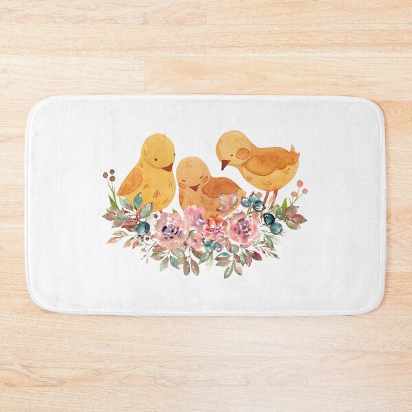 Item preview, Easter spring chickens decoration watercolor pastel designed and sold by AnetteArt.