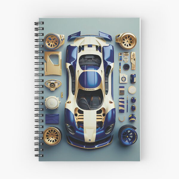 Aperçu de l'œuvre Knolling Sport Car model VHW créée et vendue par Adwik.