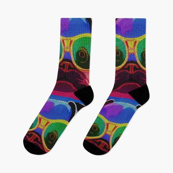 Item preview, Neon Colorful Abstract Pug 8-bit Pixel Art designed and sold by PixelDripped.