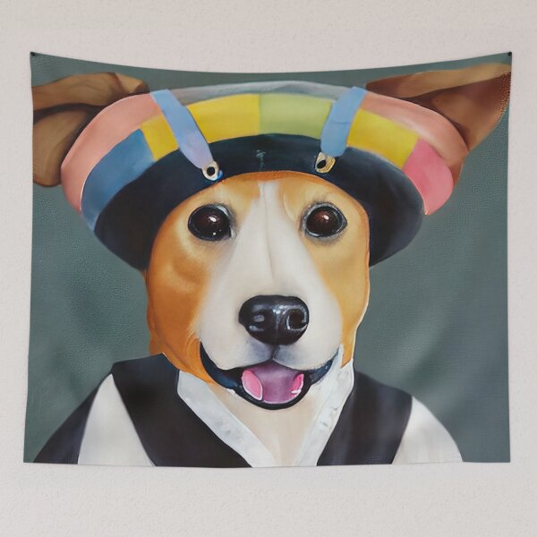 Item preview, Cute dog in a costume  designed and sold by lalylaura.