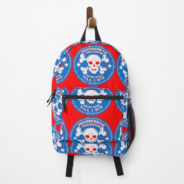Item preview, PMD00427 Progressive Movement Designs Protestor distressed Skull Style for Progressives or democrats or Bernie Sanders supporters with goals designed and sold by ProgressiveLeft.