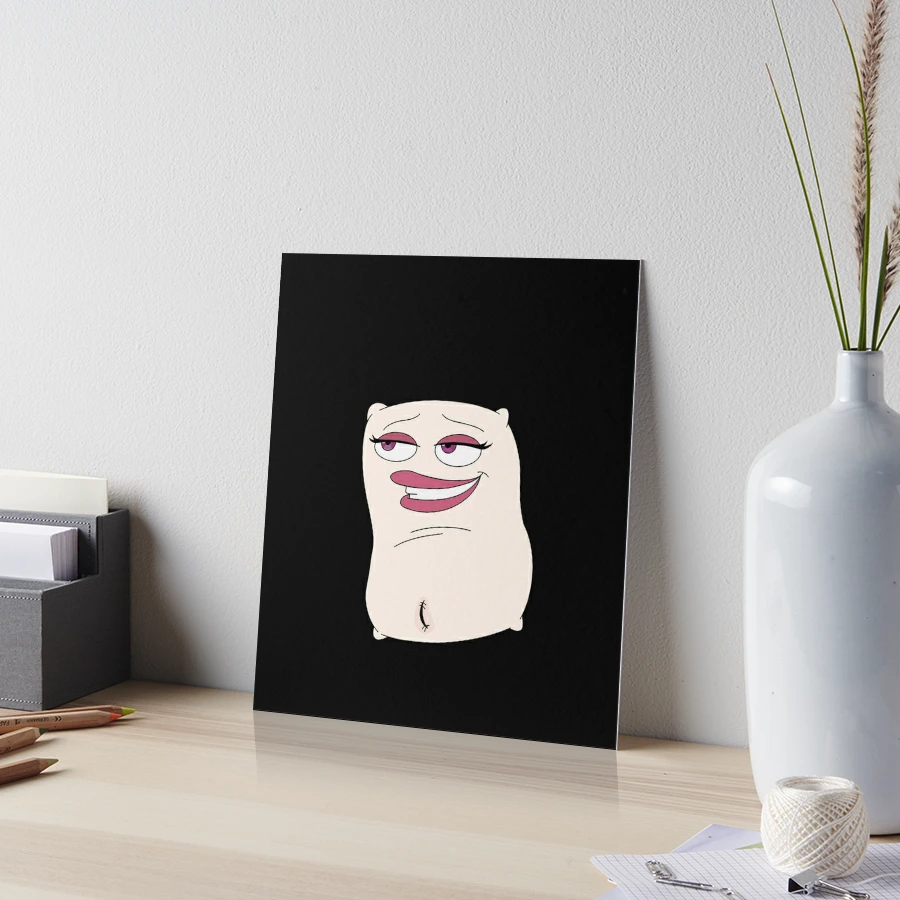 Big Mouth Pillow | Art Board Print