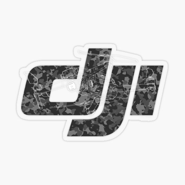DJI DRONE GREY CAMOUFLAGE Sticker