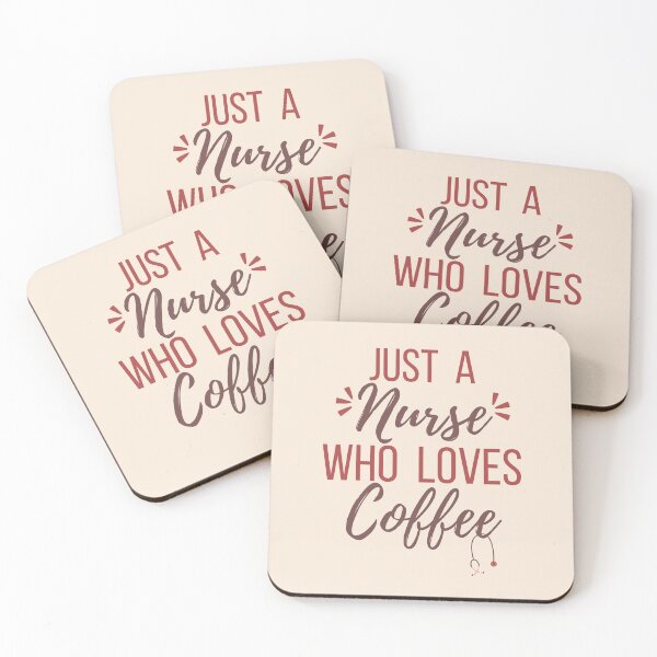 Item preview, Just a Nurse Who Loves Coffee | Coffee Lovers | Gifts for Nurses | Nursing designed and sold by DesignsRN.