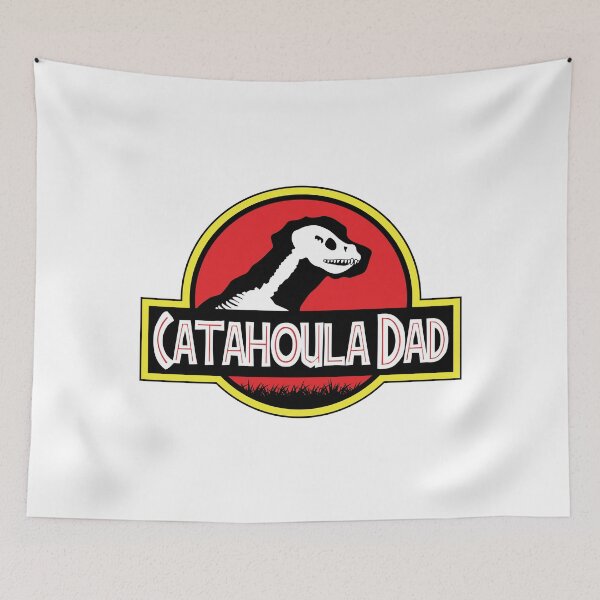 Item preview, (For Bright Background) Jurassic Catahoula Leopard Dog Dad designed and sold by More Cute Dogs.