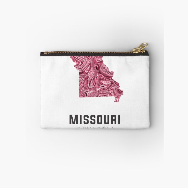 Item preview, Missouri Map Art Abstract in Purple designed and sold by Studio Grafiikka.