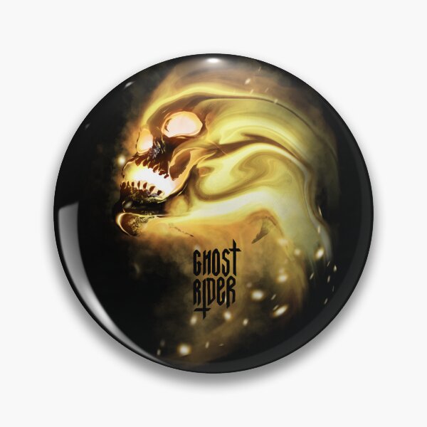 Item preview, Gh0st Rider Skull In A Fire! designed and sold by Dewieskeller.