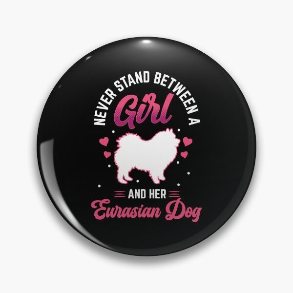 Item preview, Girl and her Eurasier Eurasian Dog designed and sold by madgrfx.
