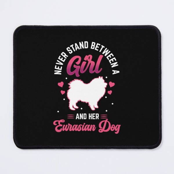 Item preview, Girl and her Eurasier Eurasian Dog designed and sold by madgrfx.