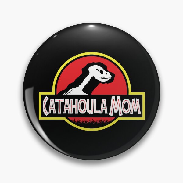 Item preview, (For Dark Background) Jurassic Catahoula Leopard Dog Mom designed and sold by More Cute Dogs.