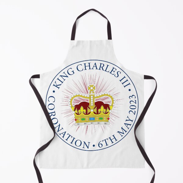 Item preview, Circle lettering, Charles III coronation 6th May 2023. Crown in red thin rays designed and sold by GAleksS.