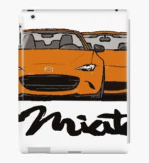 MX5 Miata Generations Orange T-Shirt iPad Case/Skin
