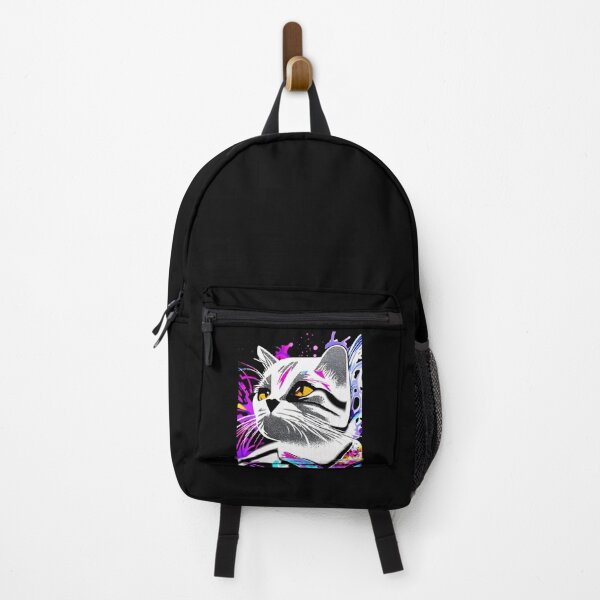 Item preview, Proud silver-grey cat with golden eyes designed and sold by Dalive.