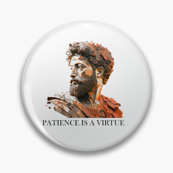 Item preview, Marcus Aurelius - Patience is a virtue - Stoic designed and sold by Kameeno.