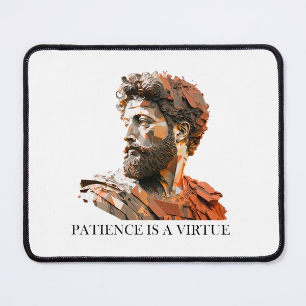 Item preview, Marcus Aurelius - Patience is a virtue - Stoic designed and sold by Kameeno.