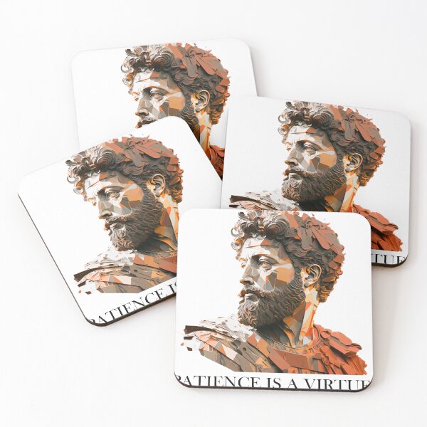 Item preview, Marcus Aurelius - Patience is a virtue - Stoic designed and sold by Kameeno.