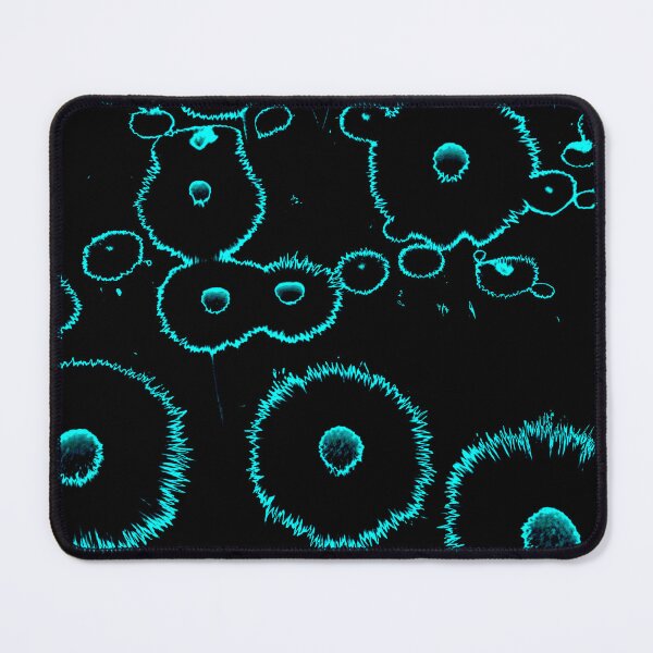 Item preview, Glowing Turquoise Abstract Dandelions designed and sold by asurtiumgreen.