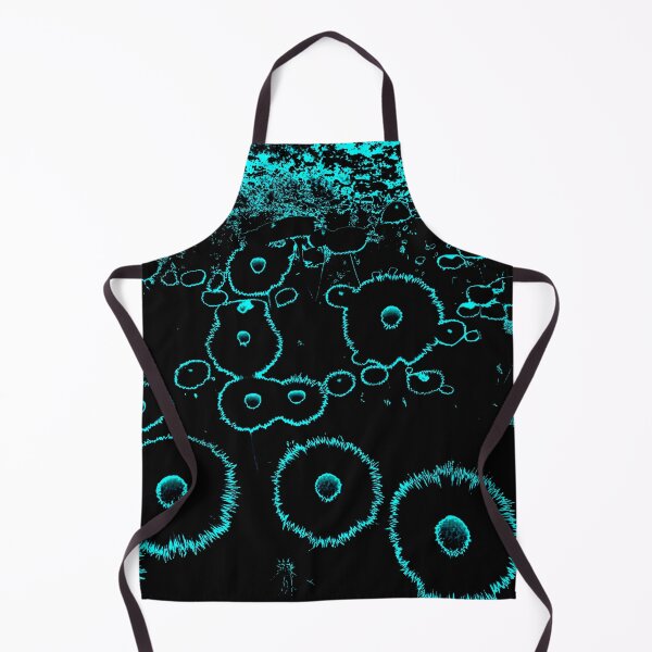 Item preview, Glowing Turquoise Abstract Dandelions designed and sold by asurtiumgreen.