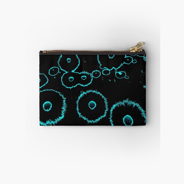 Item preview, Glowing Turquoise Abstract Dandelions designed and sold by asurtiumgreen.