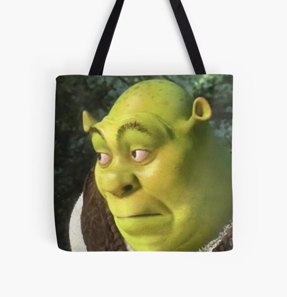 Divertente borsa tote meme Shrek confusa Borsa meme classica -  Italia