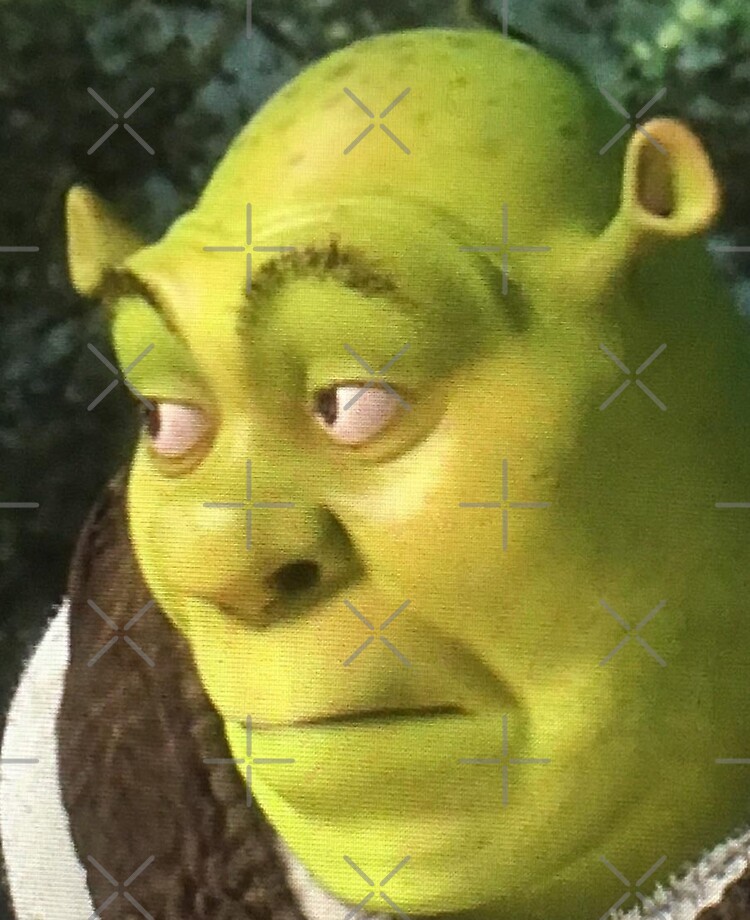 Shrek face meme | Poster