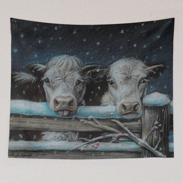 Item preview, Winter Cows designed and sold by Linda Nielsen.