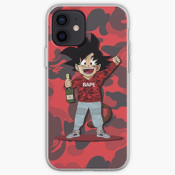 goku rojo Funda blanda para iPhone