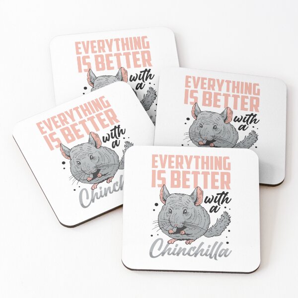 Item preview, Chinchillas all get better with Cotton Mouse Chinchilla designed and sold by madgrfx.