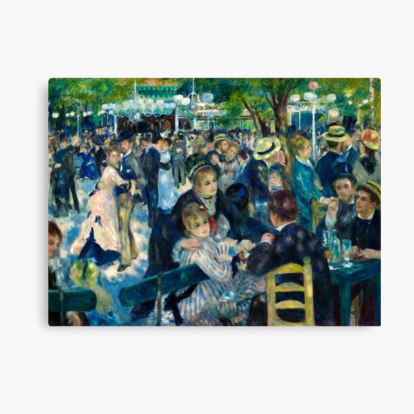 Pierre-Auguste Renoir Dance at le Moulin de la Galette Canvas Print