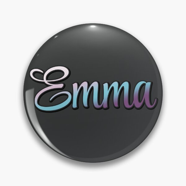 Item preview, Pretty Script Emma Name in Cool Colors designed and sold by AloraDawnEve.