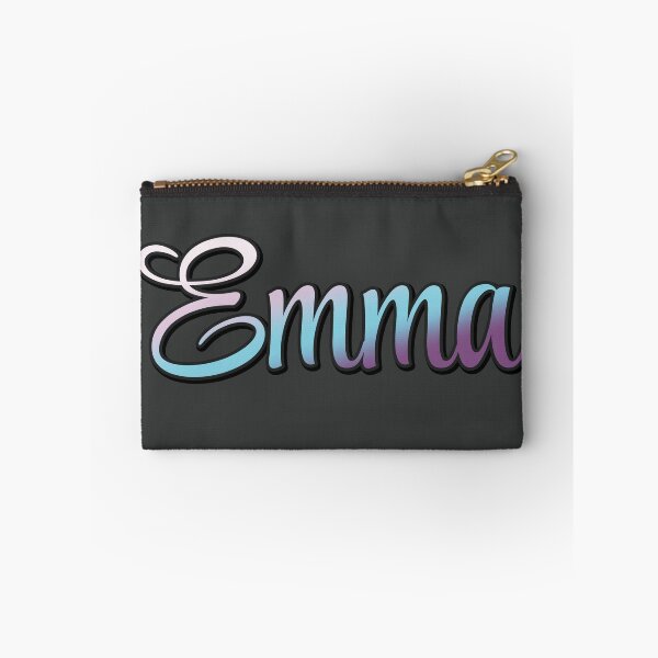 Item preview, Pretty Script Emma Name in Cool Colors designed and sold by AloraDawnEve.