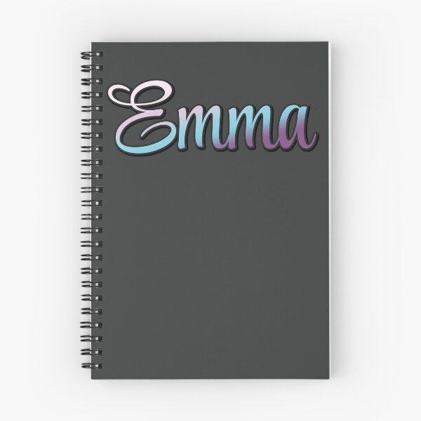 Item preview, Pretty Script Emma Name in Cool Colors designed and sold by AloraDawnEve.