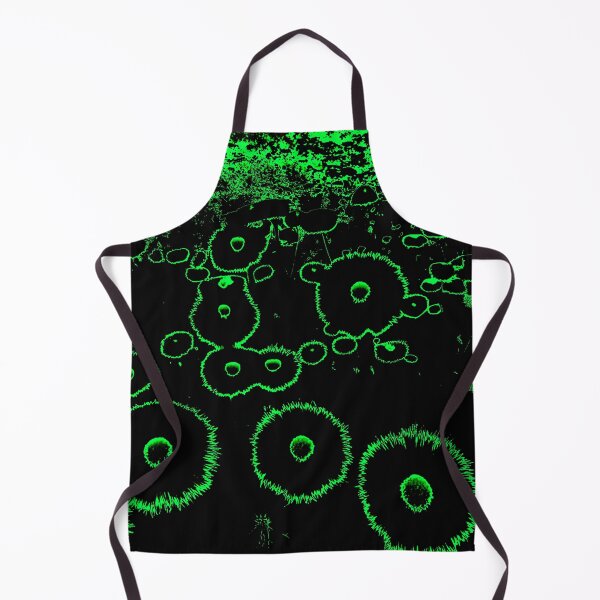 Item preview, Green Glowing Abstract Dandelions designed and sold by asurtiumgreen.