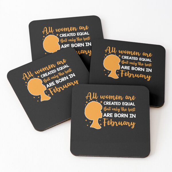 Item preview, Birthday Gifts For Women | All Women Are Created Equal But Only The Best Are Born In February  | February  Birthday Gift designed and sold by AMINE  ★★★★★.