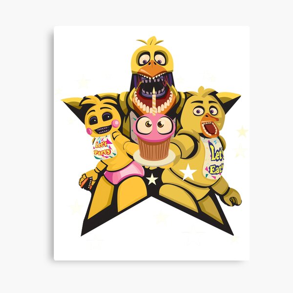 Withered chica artwork Canvas Print for Sale by OliviaDrawsss