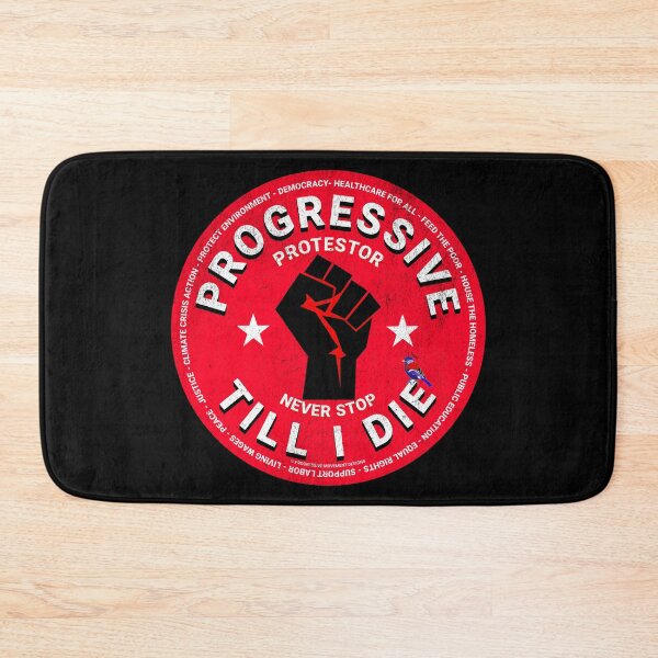 Item preview, PMD00429 Progressive Movement Designs Protestor distressed Fist Style for Progressives or democrats or Bernie Sanders supporters with goals designed and sold by ProgressiveLeft.