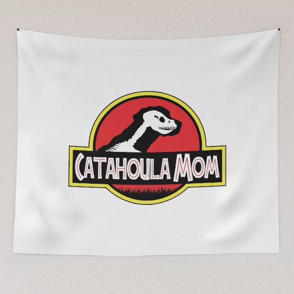Item preview, (For Bright Background) Jurassic Catahoula Leopard Dog Mom designed and sold by More Cute Dogs.