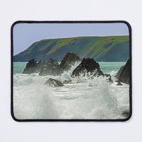 Item preview, Rough Seas at Marloes Beach Pembrokeshire designed and sold by Cameranick.