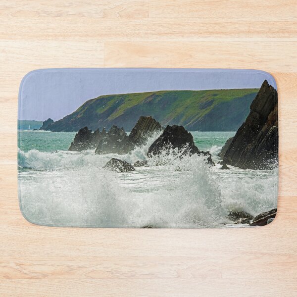 Item preview, Rough Seas at Marloes Beach Pembrokeshire designed and sold by Cameranick.