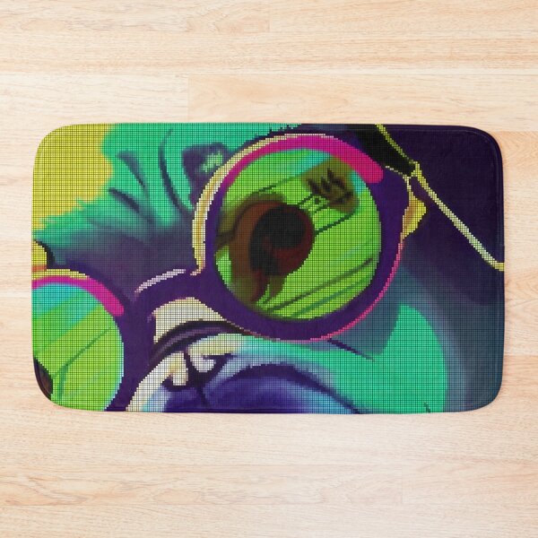 Item preview, Neon Colorful Abstract Pug 8-bit Pixel Art designed and sold by PixelDripped.