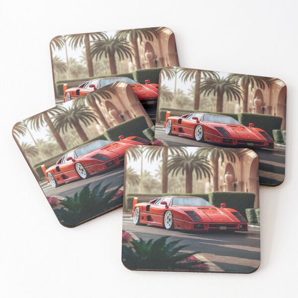 Item preview, Palm Mansion Ferrari F40 Fan Art designed and sold by NanarodsDesign.