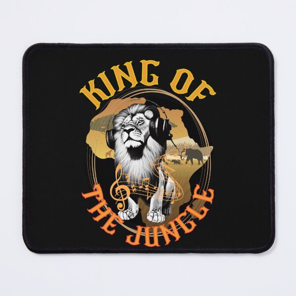 Item preview, a cool lion listening to music designed and sold by Animal world designs.