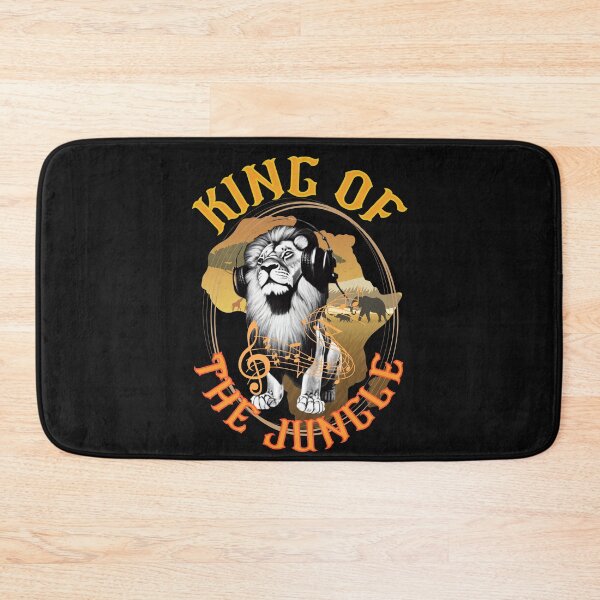 Item preview, a cool lion listening to music designed and sold by Animal world designs.