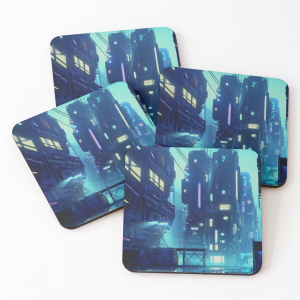 Item preview, Futuristic Cyberpunk Buildings | Dystopify  designed and sold by Dystopify.