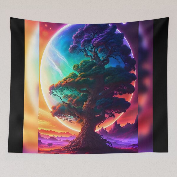 Item preview, Cosmic tree of life  designed and sold by AkaArtGenerator.
