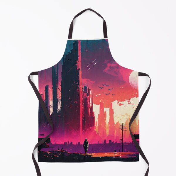 Item preview, Bright Postcard City designed and sold by NeuroChroma.